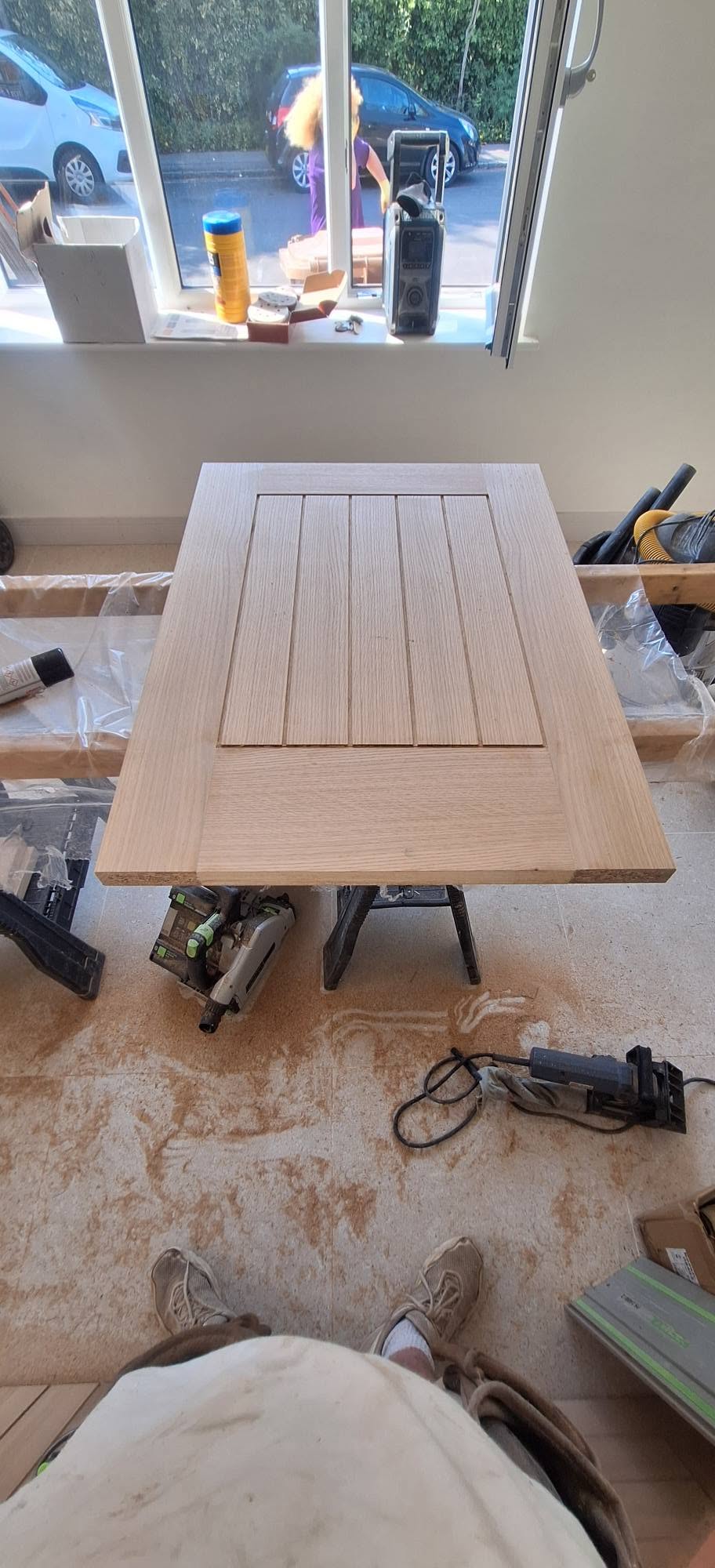 Oak door craftsmanship