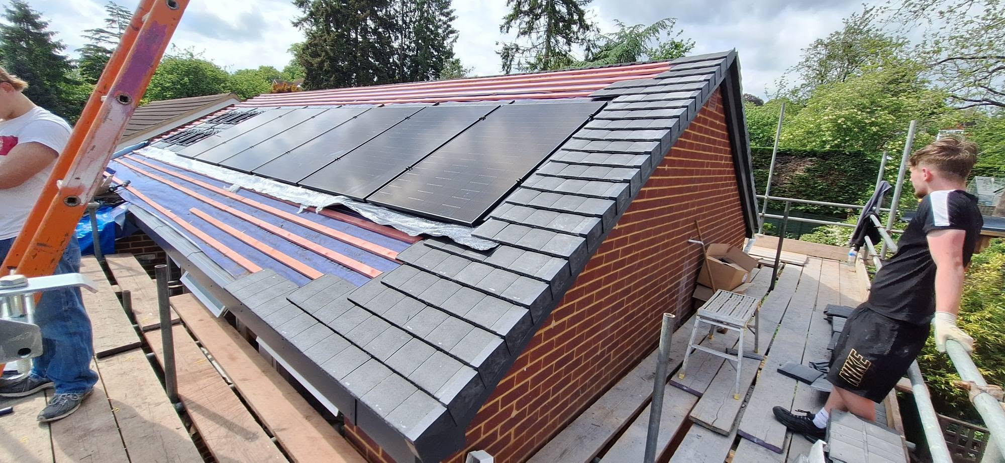 Extension roof craftsmanship